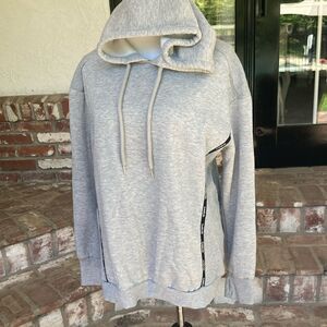 New Bebe Sport Gray Pullover Hoodie Women’s XL